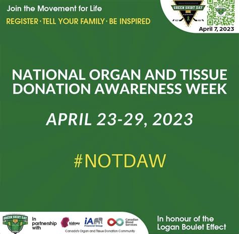 Its National Organ And Tissue Donation Awareness Week