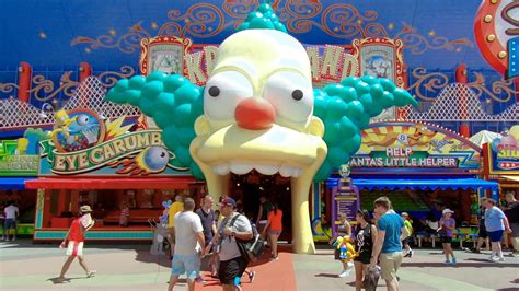 The Simpsons Springfield Area 2019 Complete Tour Universal Studios