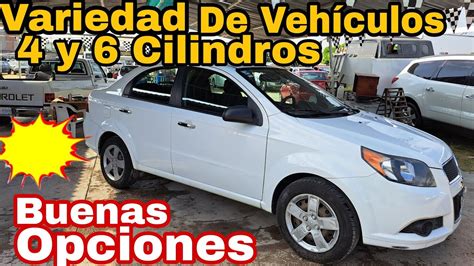 Variedad De Vehiculos Y Cilindros Tianguis De Autos Usados El