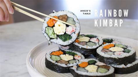 Beautiful Delicious Rainbow Flower Kimbap Recipe YouTube