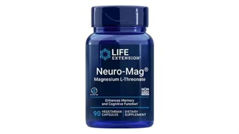 Life Extension Magnesium L Threonate Neuro Mag Review How Effective