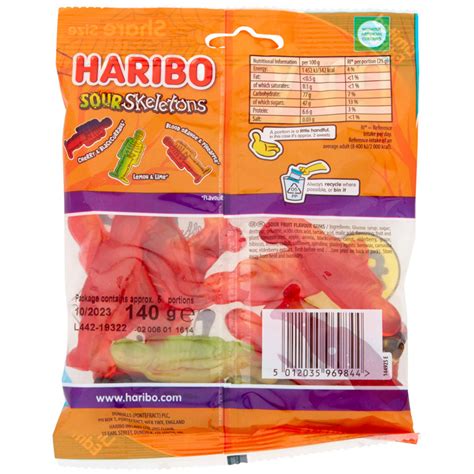 Haribo Limited Edition Sour Skeletons G Wilko