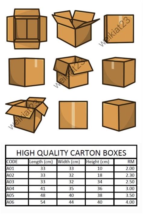 Carton Box / Packing Box / Packaging Box | Lazada