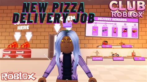 Update New Pizza Delivery Job 🍕 Club Roblox Roblox Youtube