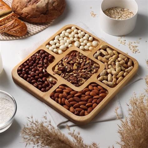 Wooden Nut Tray Personalized Engraved Serving Platter Square Etsy