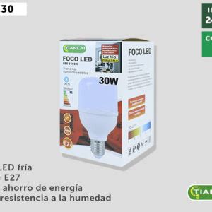 Foco Led W Tianlai S W Luz Fria E Alta Iluminacion Compucelvirtual