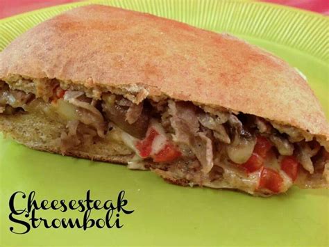 Cheesesteak stromboli | Stromboli recipe, Cheesesteak stromboli recipe, Easy delicious dinners