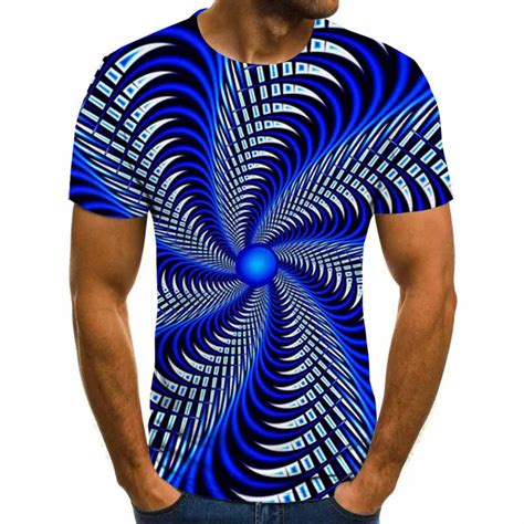 2020 New Three Dimensional Graphic T Shirt Men S Casual Tops Fun 3d Men