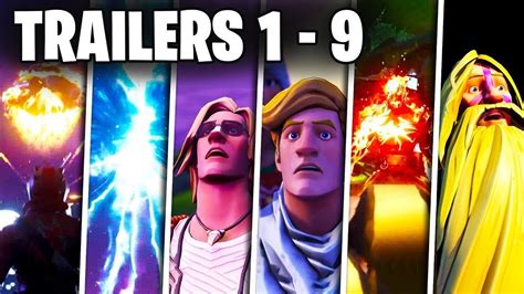 ALL Fortnite Trailers Seasons 1 9 In HD YouTube