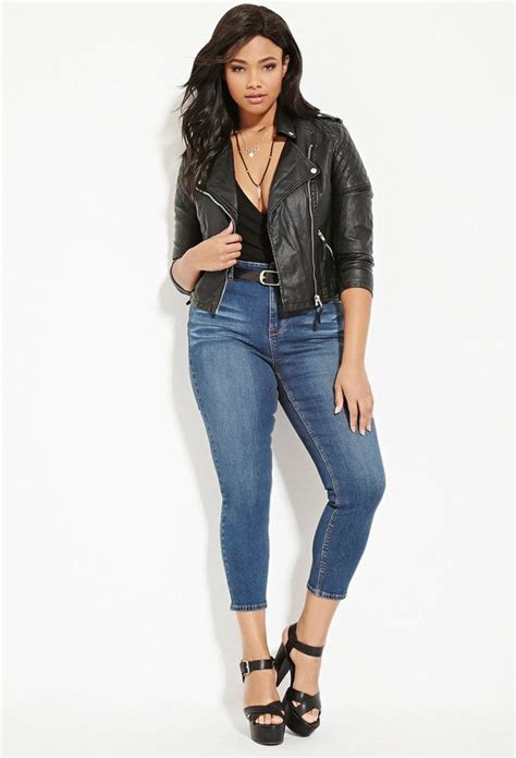 Forever 21 Forever 21 Plus Size Ankle Jeans