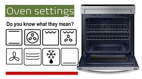 Oven Settings Explained