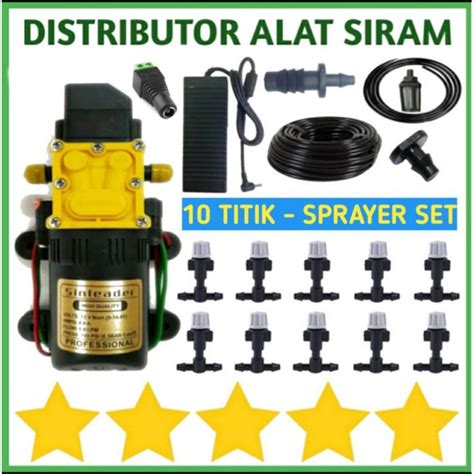 Jual Paket Misting Sprayer Titik Mist Nozzle Sprinkler Head Spray