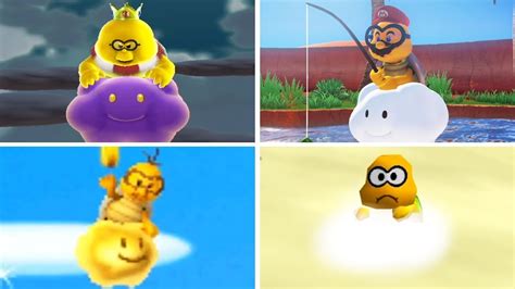 Evolution Of Lakitu In Super Mario Games Youtube