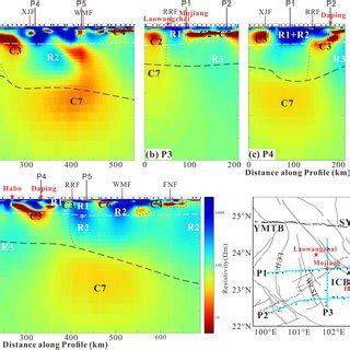 Resistivity Model Obtained From D Inversion Of Mt Data Ae