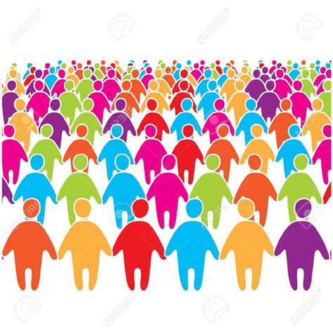 crowd of people: Big crowd of | Clipart Panda - Free Clipart Images