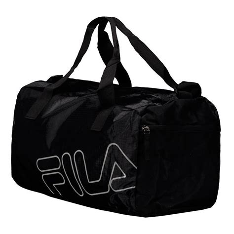 Bolsa De Gin Stica Fila Power Outline Preta Futfanatics