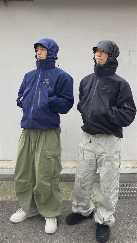 Outdoor Outfit Inspo Arcteryx Gorpcore Shell Jackets Rainy Day