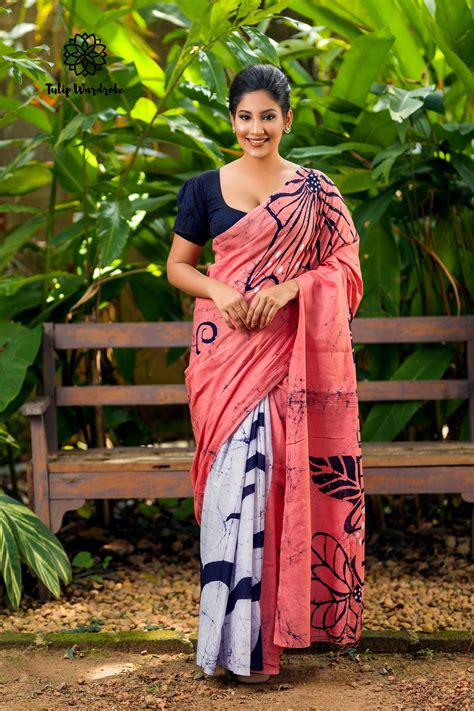 Buy Sri Lankan Hand Made Batik Saree Online In India Etsy