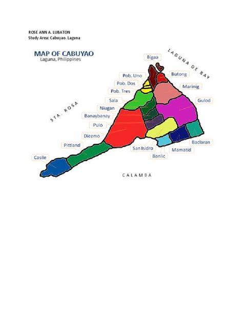 Cabuyao Map | PDF