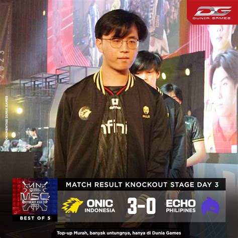 Onic Tumbangkan Juara Dunia M Echo Ph Di Semifinal Msc Dengan