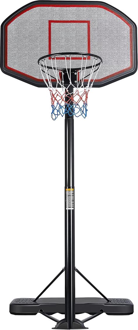 Amazon Yaheetech Ft Basketball Hoop System Portable