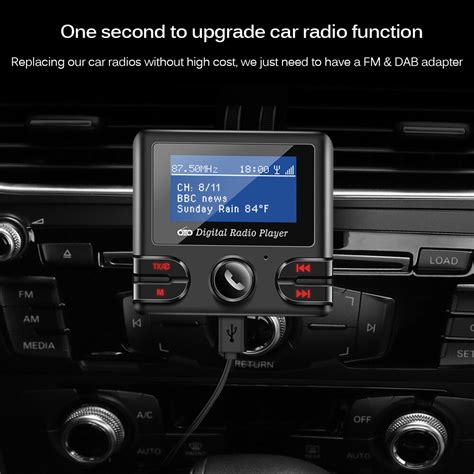 Onever DAB Ontvanger Bluetooth Car Kit Muziekspele Grandado