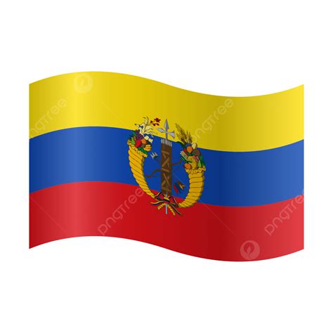 Vector Realistic Of Colombia Flag, Colombia, Flag, Colombia Flag PNG ...