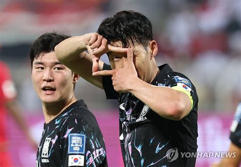 손흥민 결승골 홍명보호 오만에 3 1 승리월드컵 3차예선 첫승 연합뉴스