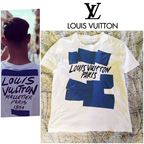 Louis Vuitton Malletier Paris 1854 T Shirt In Blue Pre Owned Men S Fashion Tops And Sets