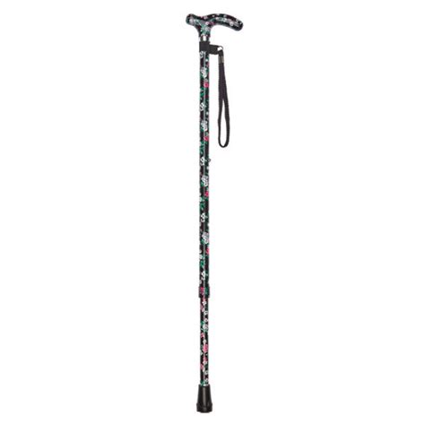 Ziggy Petite Handle Floral Walking Stick Health And Care