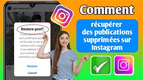 Comment R Cup Rer Des Publications Supprim Es Sur Instagram