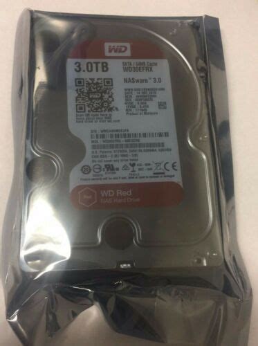 WD Red WD30EFRX 3TB 3.5" NAS Hard Disk Drive 5400RPM Class SATA 6Gb/s ...