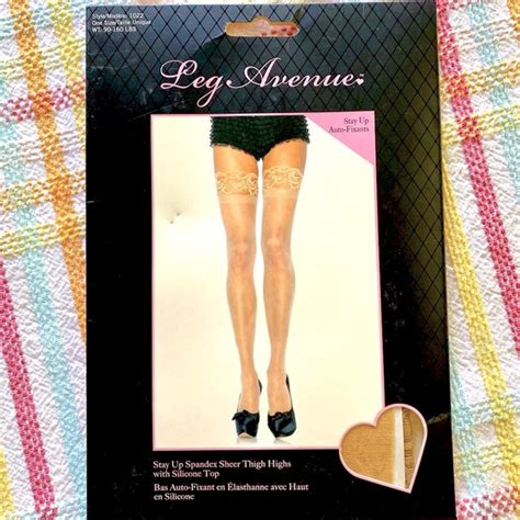 Leg Avenue Accessories Leg Avenue Nude Thigh High Hosiery Stay Up