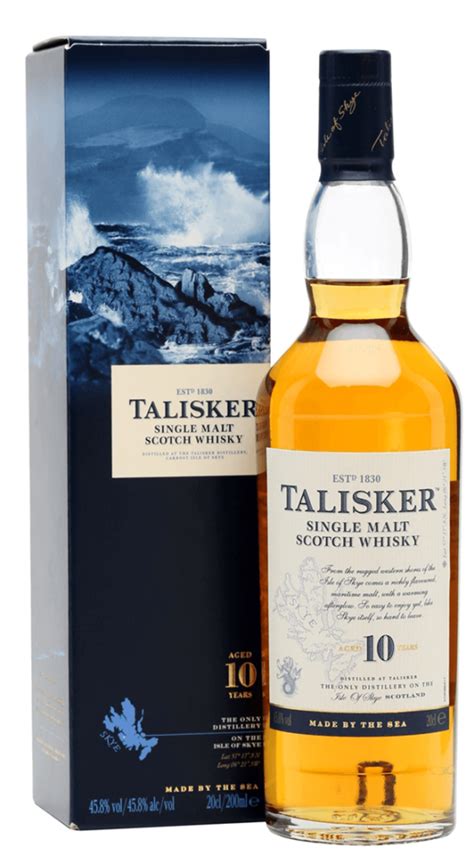 Talisker 10 Year Old Single Malt Scotch Whisky 750ml Bremers Wine