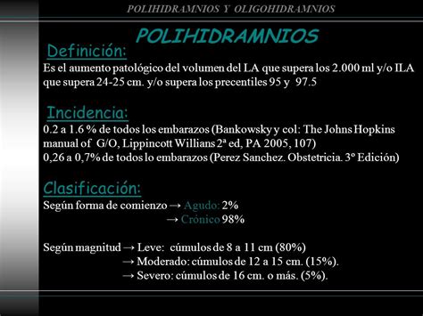 Polihidramnios Y Oligohidramnios Ppt Video Online Descargar