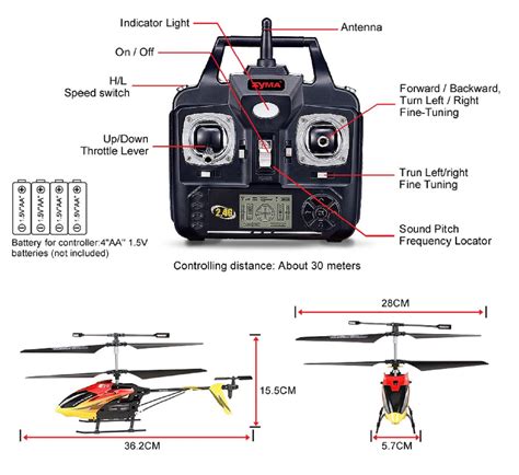 Syma S39 Centrino 2 4g Remote Control 3 Channel Helicopter With Gyro