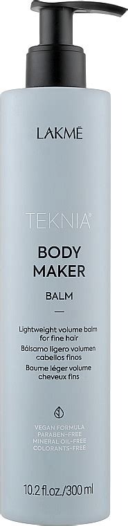 Lakme Teknia Body Maker Balm Hair Volume Conditioner Makeup Uk