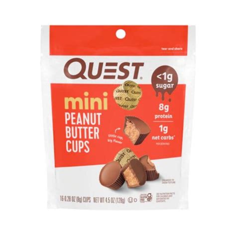 Quest Nutrition Mini Peanut Butter Cups Bag Supplement King