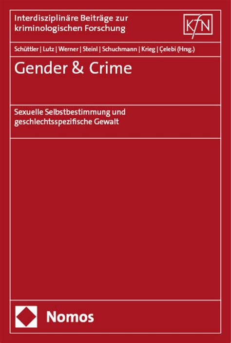 Gender And Crime Von Buch 978 3 7560 1101 8