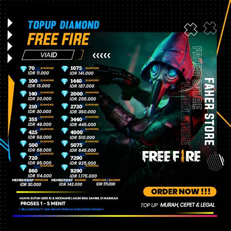 Jual Diamonds Free Fire Vcgamers