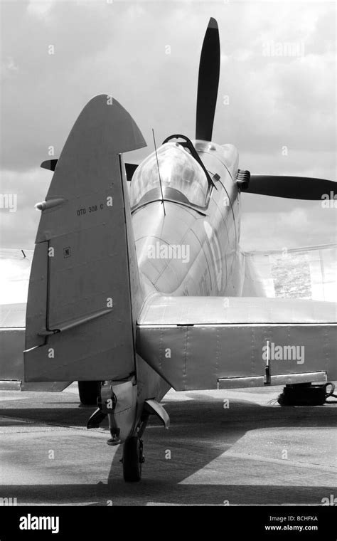 Supermarine Seafire F Mk Xvii Naval Version Of The Spitfire With Tail