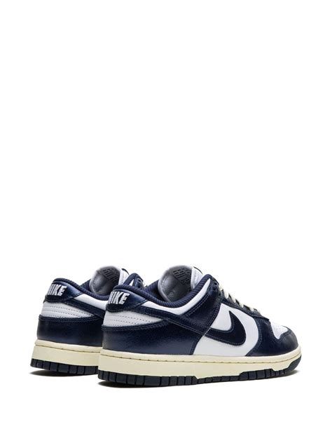 Nike Dunk Low Vintage Navy Sneakers Blue Farfetch