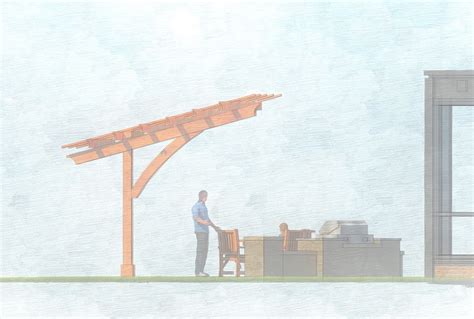 The Cantilevered Pergola Forever Redwood