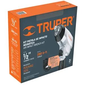 Tpn Ek Truper Kit De Llave De Impacto Con Estuche