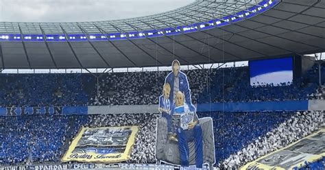 Video Riesige Choreo Der Hertha Fans Gegen Frankfurt