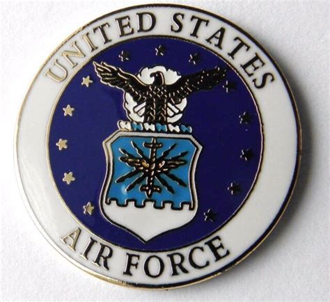 Us Air Force Usaf Regular Emblem Lapel Pin Badge 1 Inch Ebay