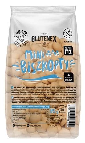 Mini Biszkopty Bezglutenowe Bez Dodatku Cukr W G Glutenex