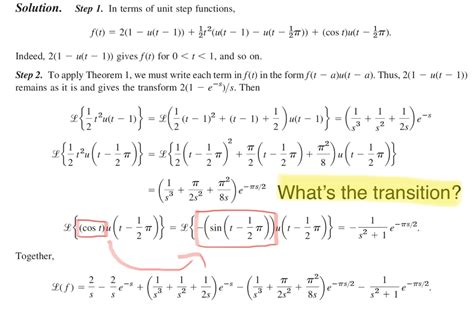 Solved I Have A Question About The Heaviside Function To Chegg