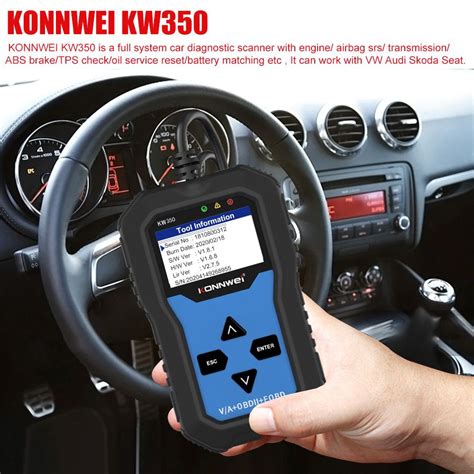 Konnwei KW350 Full System Car Diagnostic Scanner Multi Junction