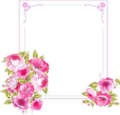 Pink Border Vector at Vectorified.com | Collection of Pink Border ...